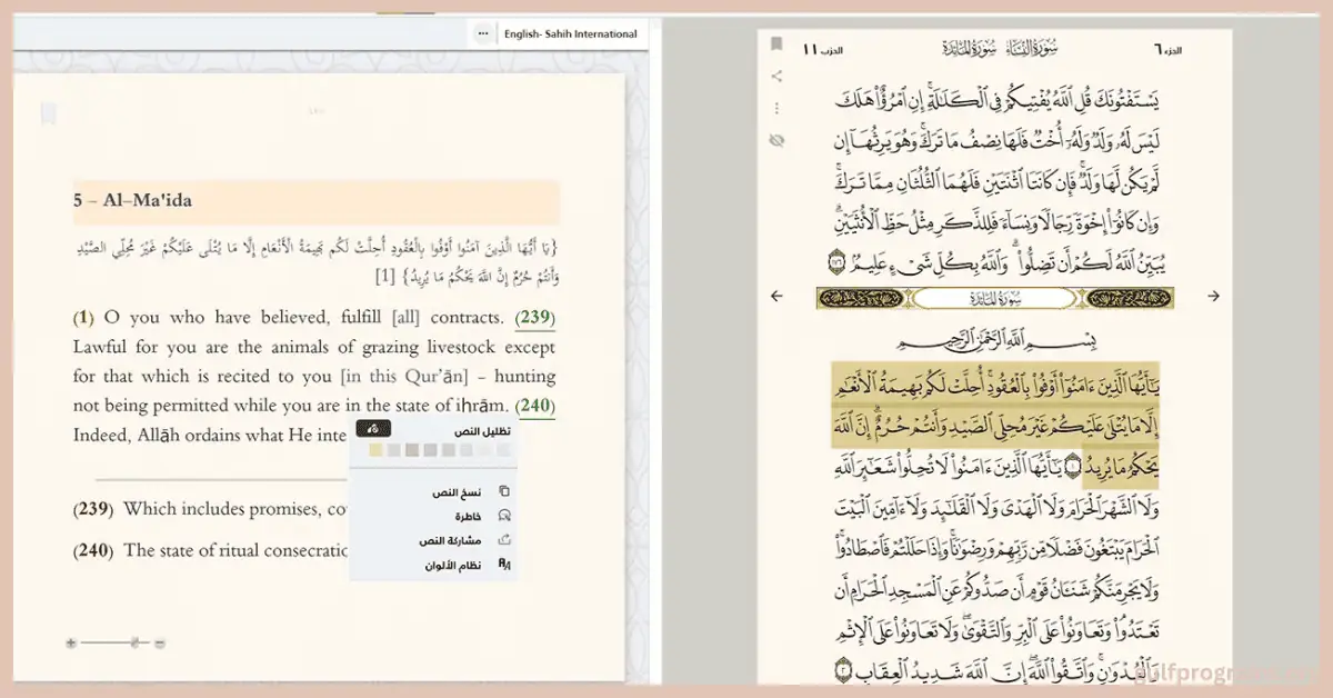 برنامج القران الكريم للكمبيوتر صوت وصورة بعدة قراء بدون انترنت