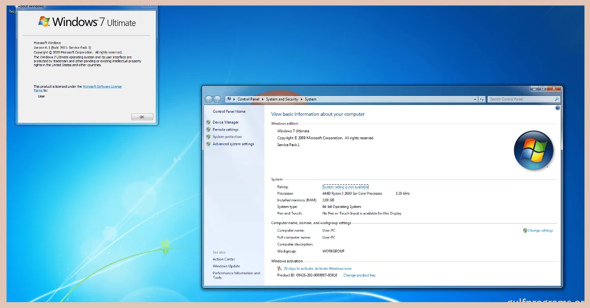 تحميل برنامج Windows 7 Ultimate