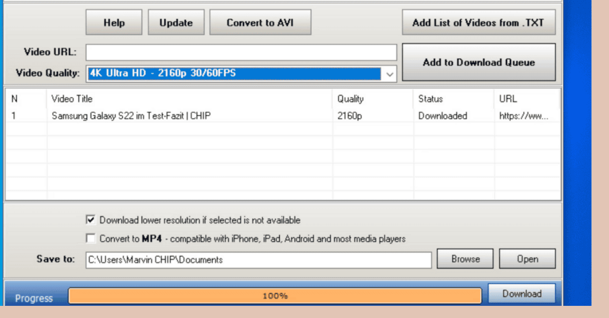 برنامج للتحميل من اليوتيوب