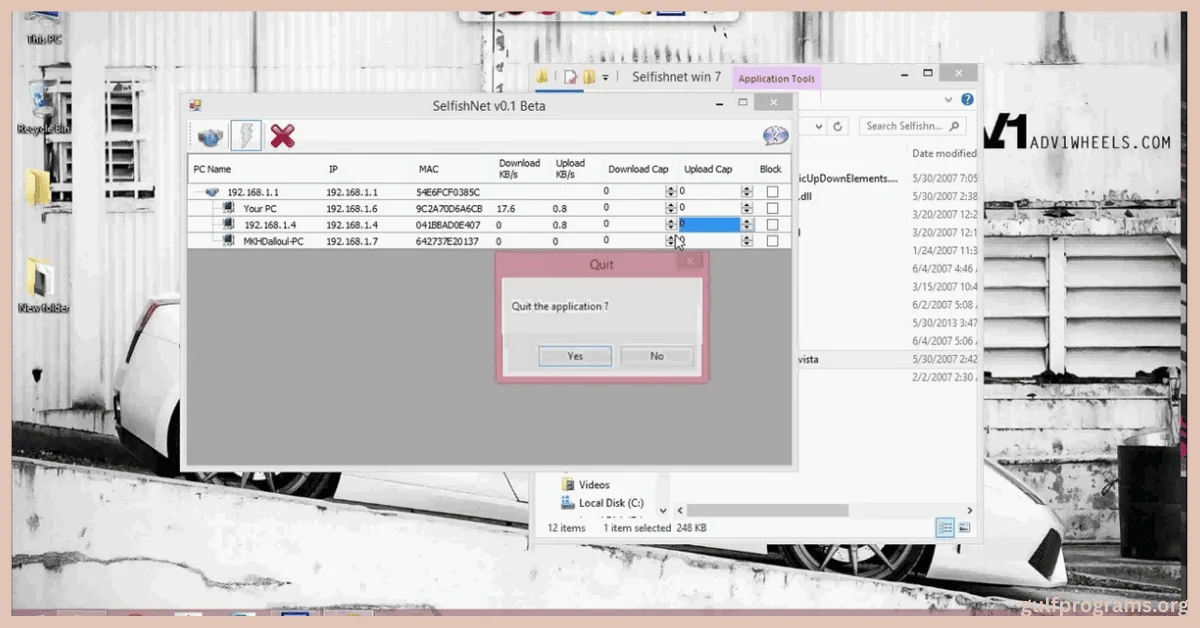 selfishnet win 10 تحميل