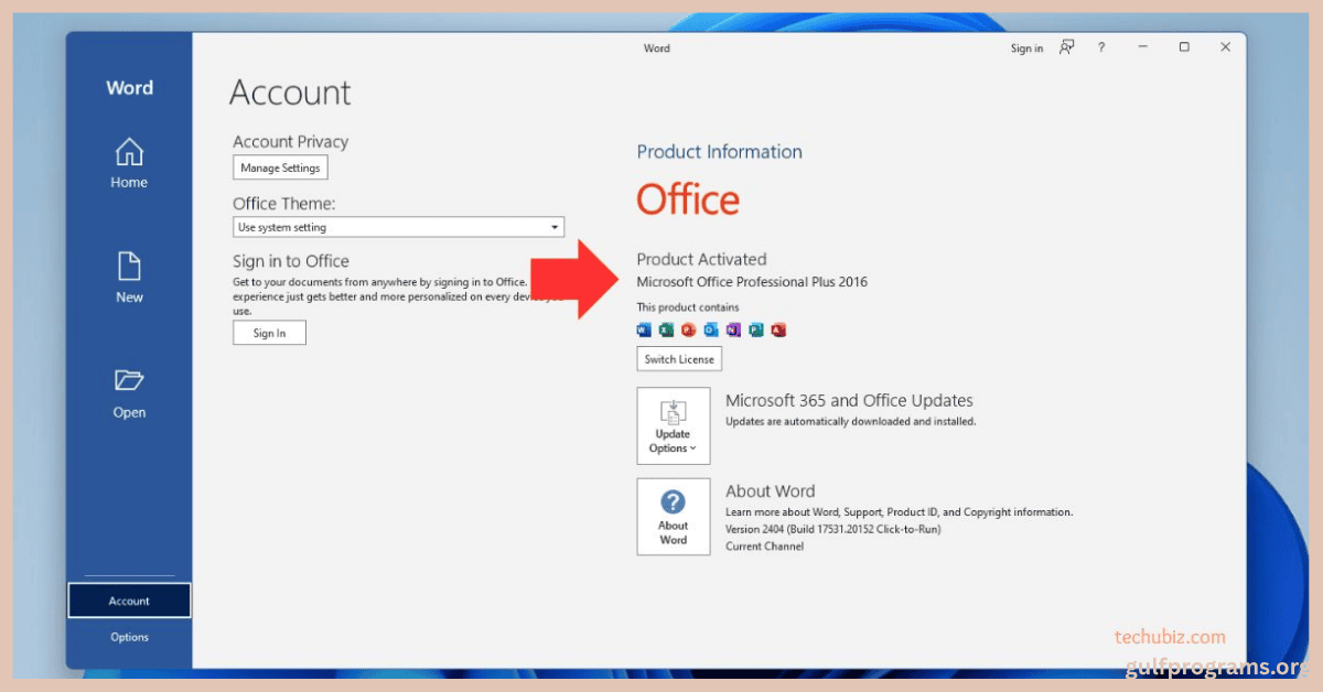 تحميل اوفيس 2016 مفعل مدى الحياة