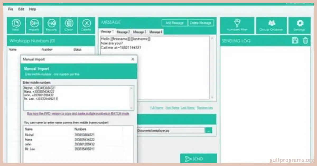 تحميل برنامج whatsapp sender pro مجانا