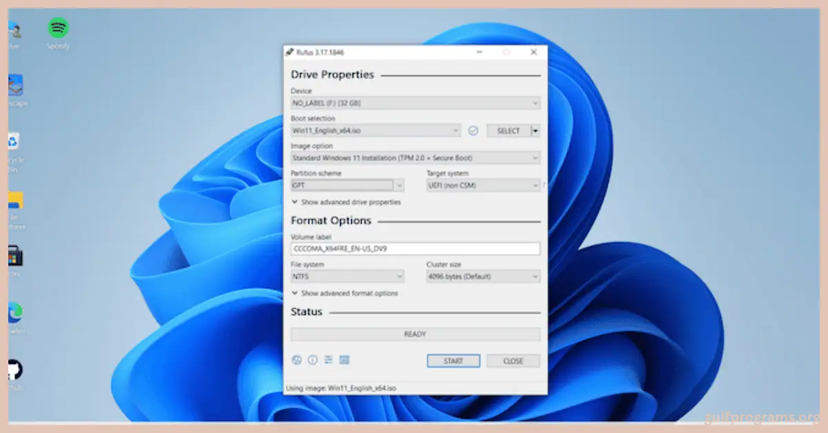 برنامج حرق النسخه على الفلاشه