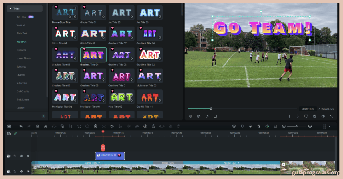تحميل برنامج فيلمورا مع التفعيل