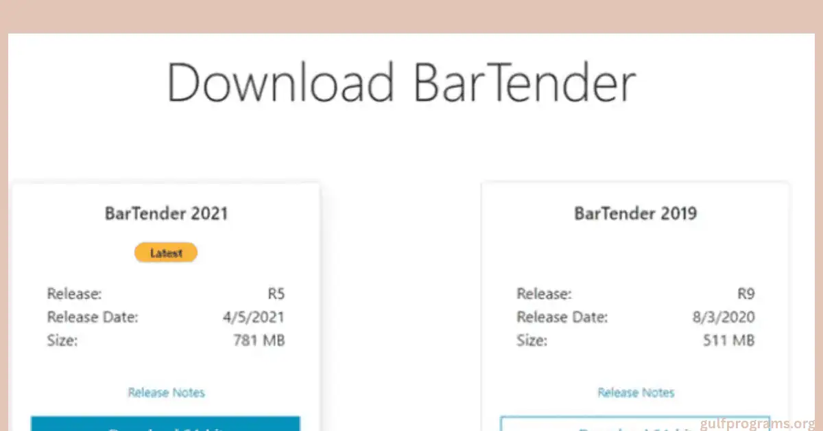 تحميل برنامج Bartender كامل بالكراك