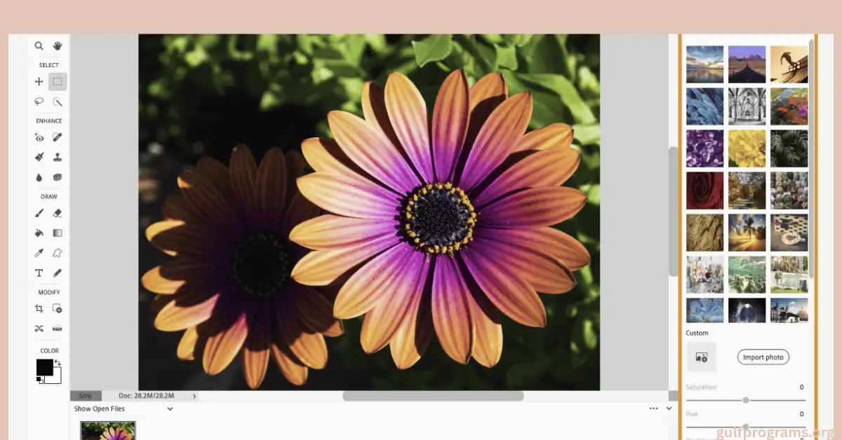 برنامج فوتوشوب تركيب الصور