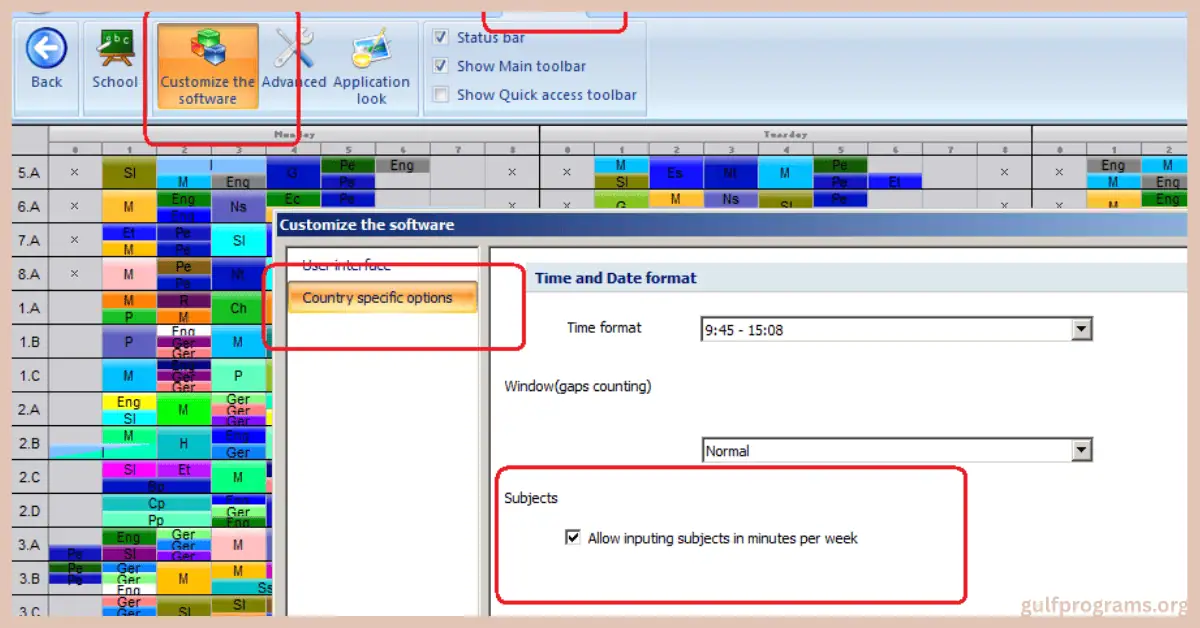 asc timetables 2018 تحميل